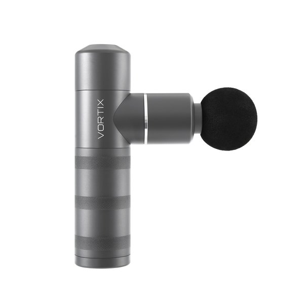 Vortix Technology Mini Gun Massager v2.0, Silver VRTX-MINI-V2-SILVER